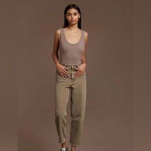 Nuuds Ribbed scoop neck bodysuit - Small